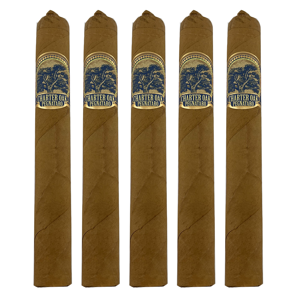 Charter Oak Especiales Pegnataro CT Shade Cigar - 5 Pack